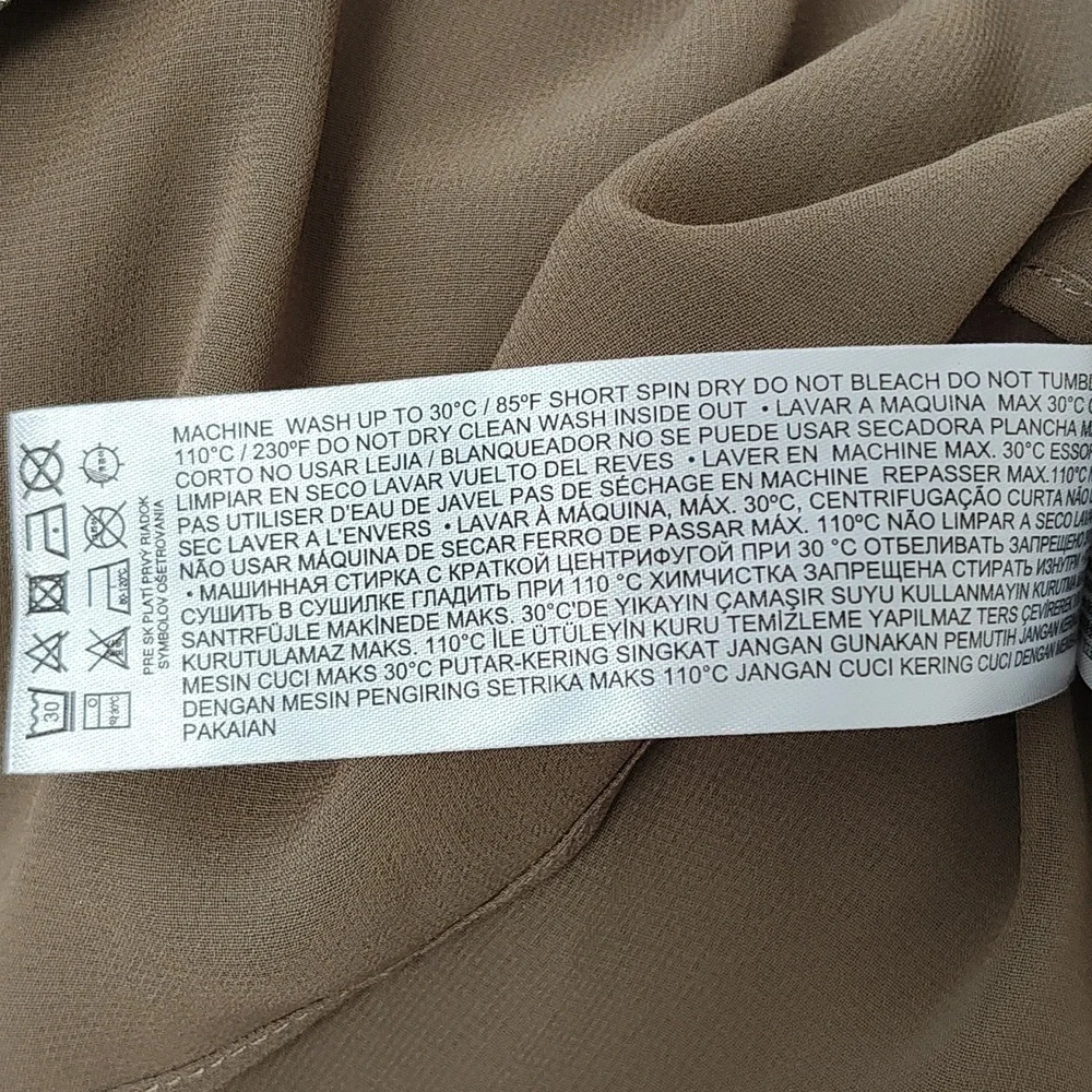 New Mango Metallic Party Dress Size XS - Picture 9 of 12